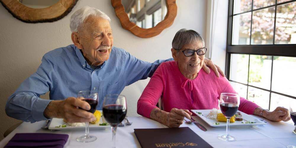 Restaurant Style Dining at Carlton Senior Living