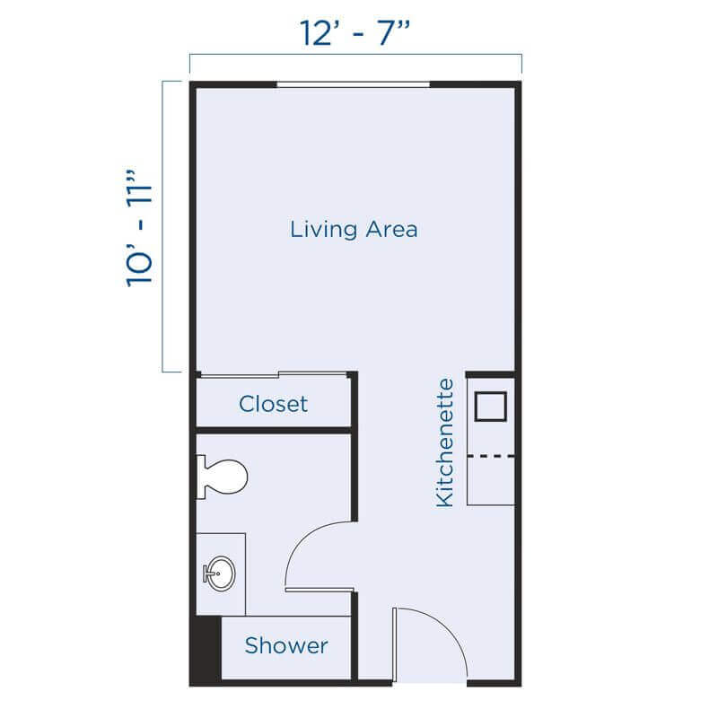 Carlton Senior Living San Jose Alcove Apartment